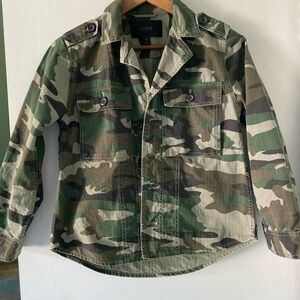 J.Crew Green Camouflage Jacket - xs